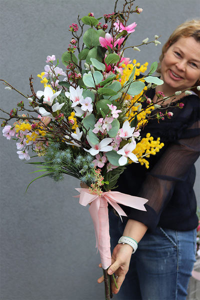 bukiet do wazonu na wielkanocny stół, Moko Easter Big XL, dł.97cm