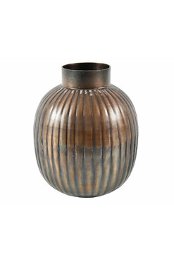 Rustic, metalowy wazon 1 szt., wym.20x20x25cm