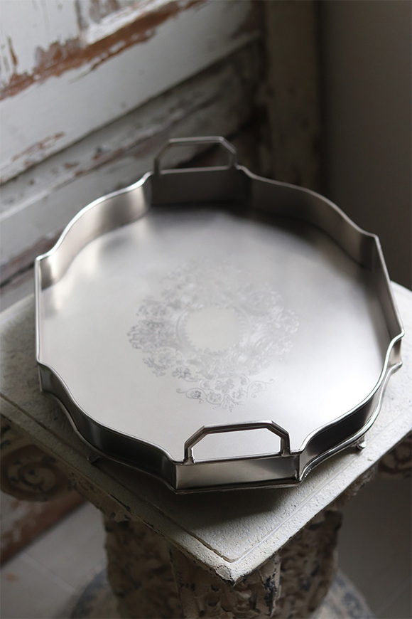 cynowana taca z grawerem, Getrua New