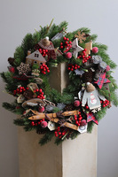 Świąteczne Porządki, świąteczny wianek na drzwi