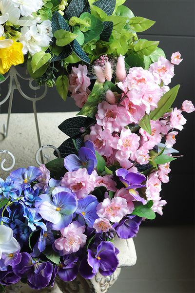 Flisatti Rainbow, duży wiosenny wianek