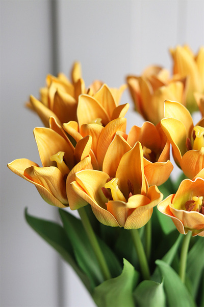 Marts Tulips, bukiet kwiatów w wazonie