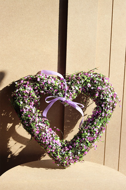 Violet Pond, wianek na drzwi, wym.28x30cm 