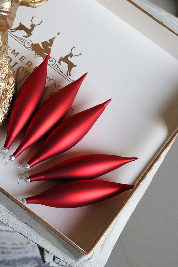 Red Classics, szklane bombki w pudełku