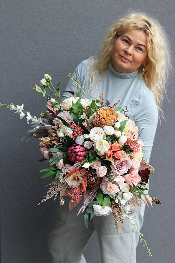 Debora Small, jesienna kompozycja w naczyniu