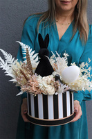 Beige Boho Big, wiosenny flowerbox z zajączkiem