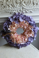 Ombre 2 Hortensja wianek na drzwi