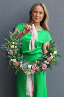 wianek na drzwi na obręczy, Subtelle Jefreta