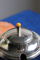 Lucia Amber, posrebrzana cukiernica