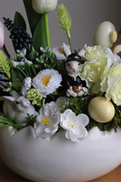 Słodziak Lonna, stroik wielkanocny z zajączkiem