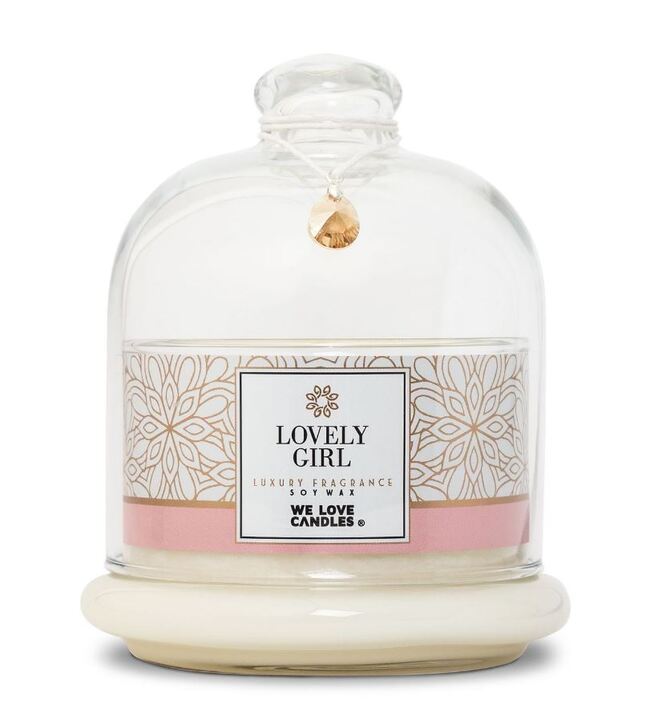 Lovely Girl, sojowa świeczka zapachowa, Gold Series, 150g 