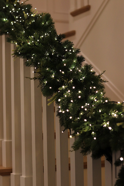 Royal Classic Green, zimowa girlanda dekoracyjna