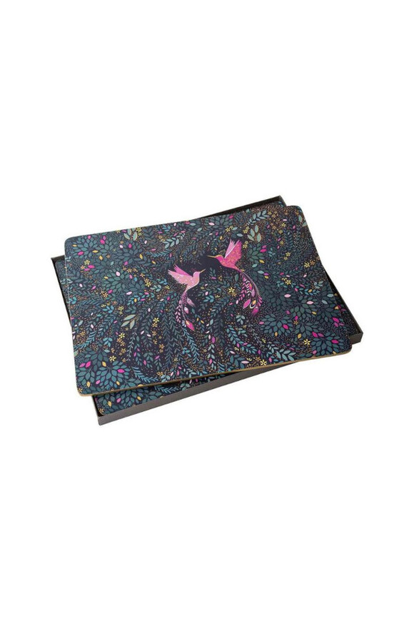 India, podkładki korkowe z kolibrami