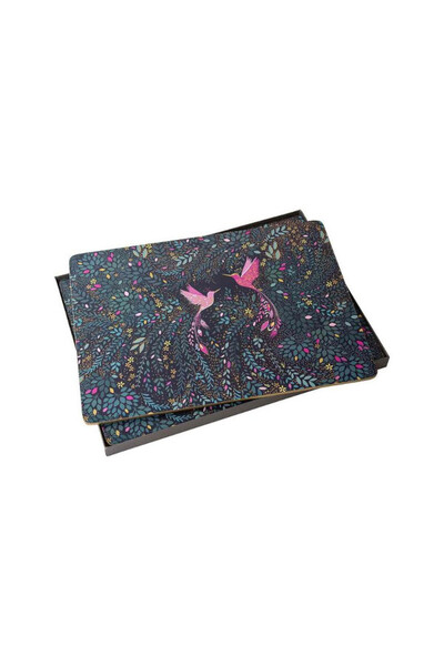 India, podkładki korkowe z kolibrami