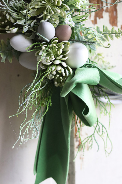 Natural House, wielkanocny wianek z pisankami, śr.41cm 