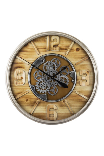 Wood Machine, drewniany zegar ścienny