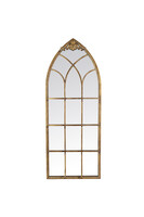 lustro w metalowej ramie