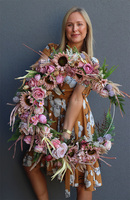 wianek na obręczy Fettana Subtelle Wrzosowisko, rozp.79cm