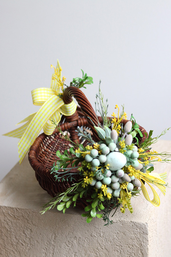 Trafeli, dekorowany koszyczek wielkanocny