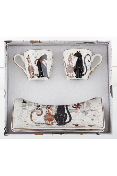  Catz, komplet filiżanek espresso na prezent