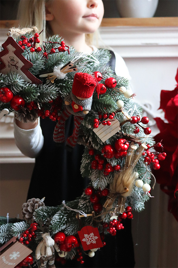 Radość Dzieciństwa 2, duży bożonarodzeniowy wianek