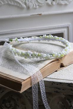 Vidourle, komunijny wianek na głowę, rozmiar uniwersalny