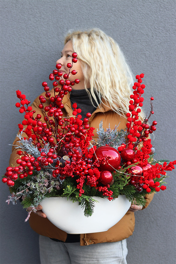 Red Classic Laos, stroik świąteczny