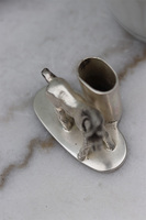 Cavallo, posrebrzany pojemnik na wykałaczki