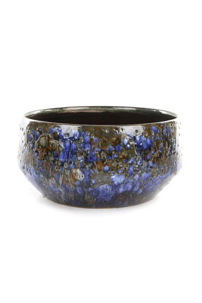 Harris, okrągła osłonka donica misa, niebieska