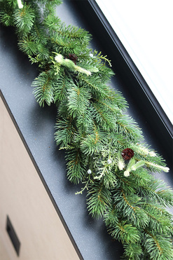 OD RĘKI Natural Christmas Tuja, zielona girlanda świąteczna, dł.190cm 