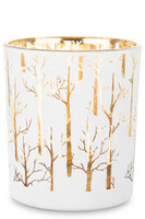 Winter Woods, szklany lampion świecznik