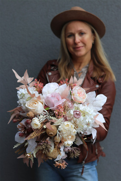 Sandy Fall, jesienna kompozycja w naczyniu, wym.42x47cm 