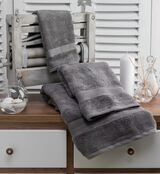 ręcznik bawełniany Zero Twist, grafit, 50x100cm