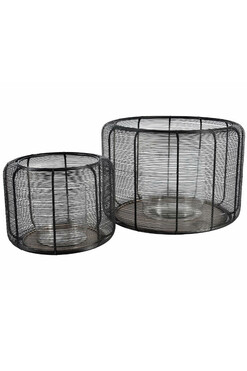 Modern Black, lampion czarny A, wym.31x46cm