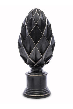 figurka czarna Karczoch, wym.43x16,5x16,5cm