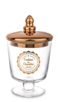 Cookies & Chocolate, bomboniera na nodze, miedź, wym.21x12.5cm