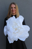 Paper Flower K, ręcznie robiony kwiat papierowy, wym.42x19cm