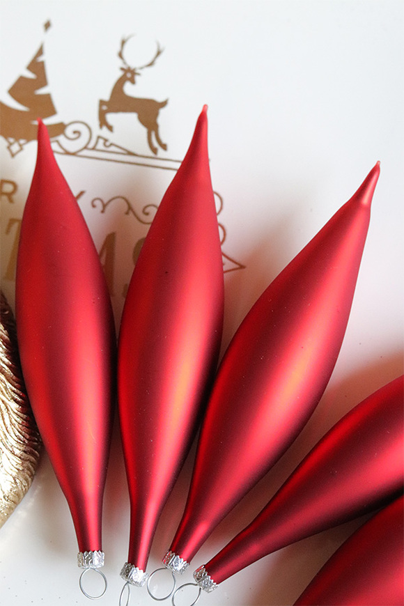 Red Classics, szklane bombki w pudełku