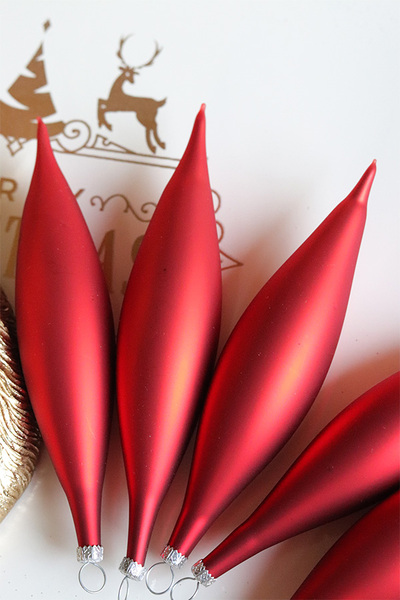 Red Classics, szklane bombki w pudełku