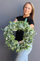 Eucaliptosa, zielony wianek na drzwi