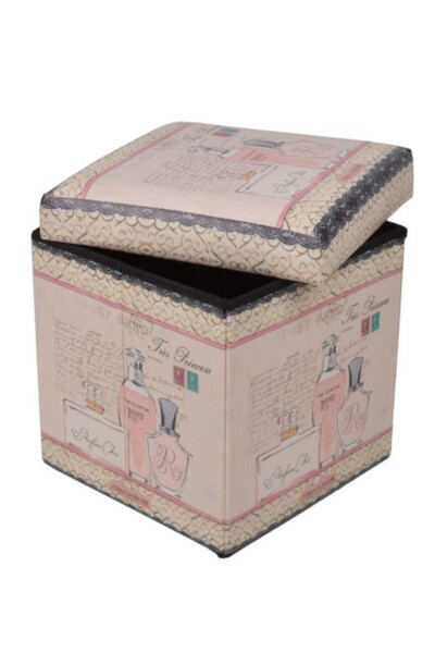 W Garderobie, rozkładana pufa / siedzisko, mała, wym.32x32x33cm