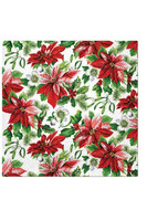 Poinsecja, świąteczne serwetki papierowe