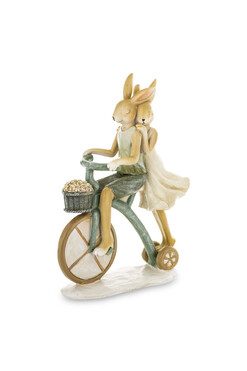 Bunny Love, figurka wielkanocna zajączek, wym.22x16x6cm