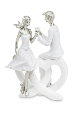 Love, figurka Para Zakochanych Razem C, wys.23cm
