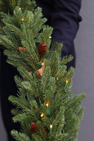 Green Evening, realistyczna iglasta girlanda zimowa