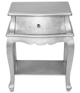 Silver Wood 1, stylowy stolik, wym.65x51x30cm