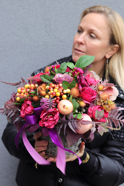 Lettero, bogaty jesienny kosz