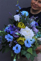 Blusilda, bukiet nagrobny we wkładzie