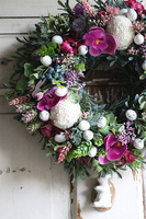 Gerista 2, wielkanocny wianek z koronkowymi jajkami, śr.32cm