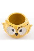 Cottage Owl, osłonka na kwiaty, żółta